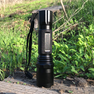 Custom Engraved Flashlight - LED Tactical Flashlights w/ Batteries Personalized w Your Message