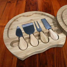 Load image into Gallery viewer, Personalized Cutting Board Gift Set – Cool Bamboo Cheese Boards with Cutting Knife Tools Unique Mother&#39;s Day Gift Ideas