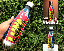 Load image into Gallery viewer, Custom Personalized Metal Water bottles - Graffiti Water Bottles for Kids 80&#39;s 90&#39;s Party - Graffiti Font Style Names