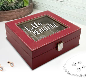Personalized Jewelry Box for Teenage Girl Daughter – Custom Keepsake with Cute Sayings or Ballerina