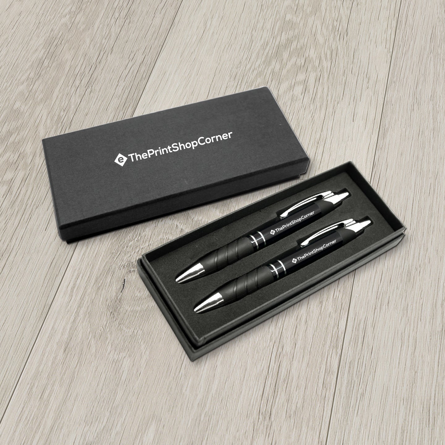 Engraved Pen Set - Custom Promotional Pens Set Case Personalized