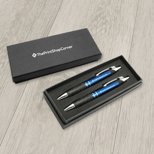 Engraved Pen Set - Custom Promotional Pens Set Case Personalized